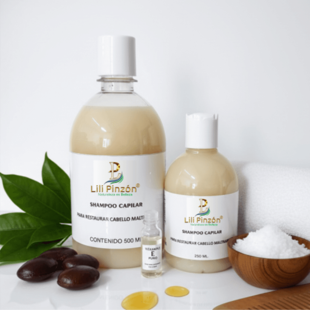 Shampoo capilar para restaurar cabello maltratado imagen